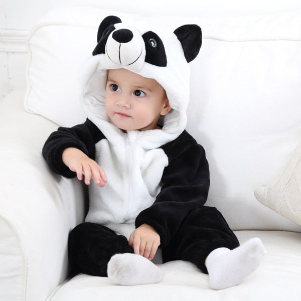 Baby Romper - white rabbit 6M product view