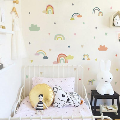 Rainbows and Clouds Wall Stickers