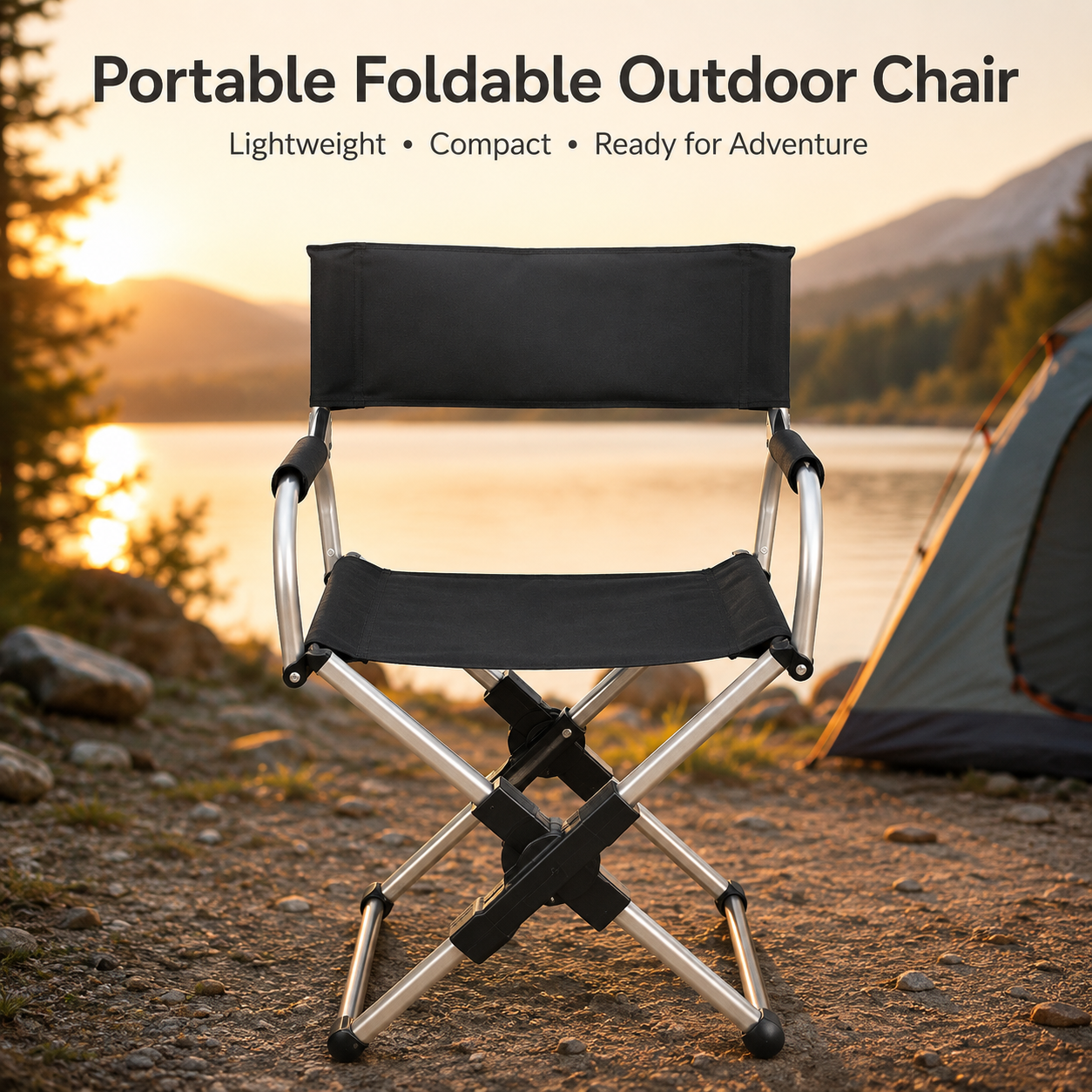 Outdoor Camping Folding Chair Aluminum Alloy