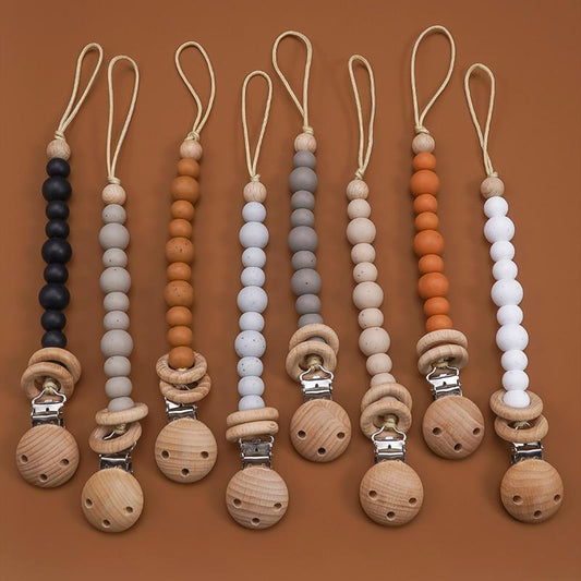 Silicone Teething and Pacifier Chain