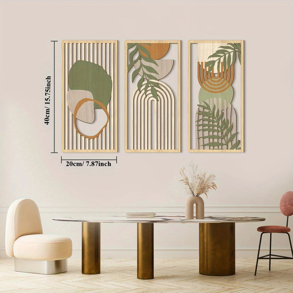 Wooden Art Pendant For Home Decoration