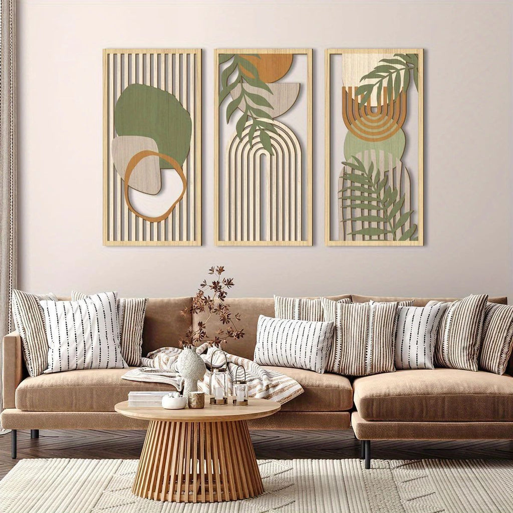 Wooden Art Pendant For Home Decoration