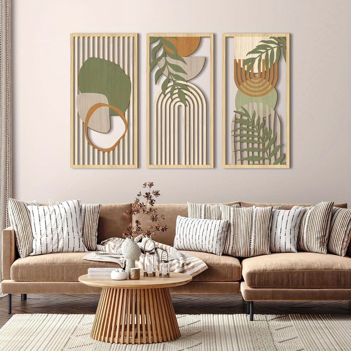 Wooden Art Pendant For Home Decoration