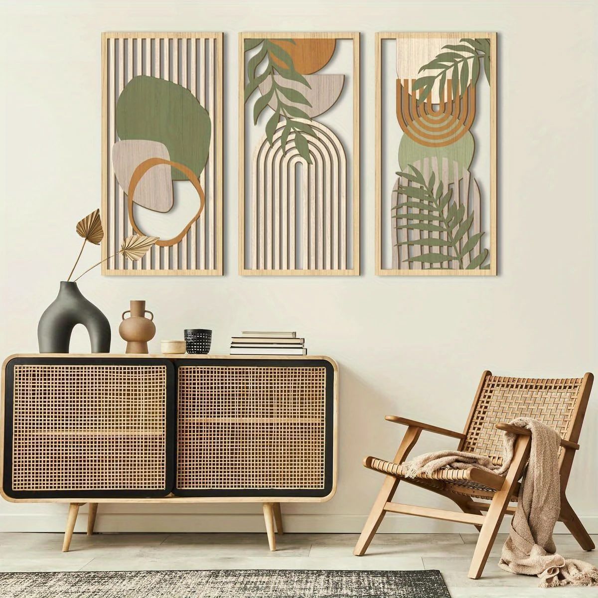 Wooden Art Pendant For Home Decoration