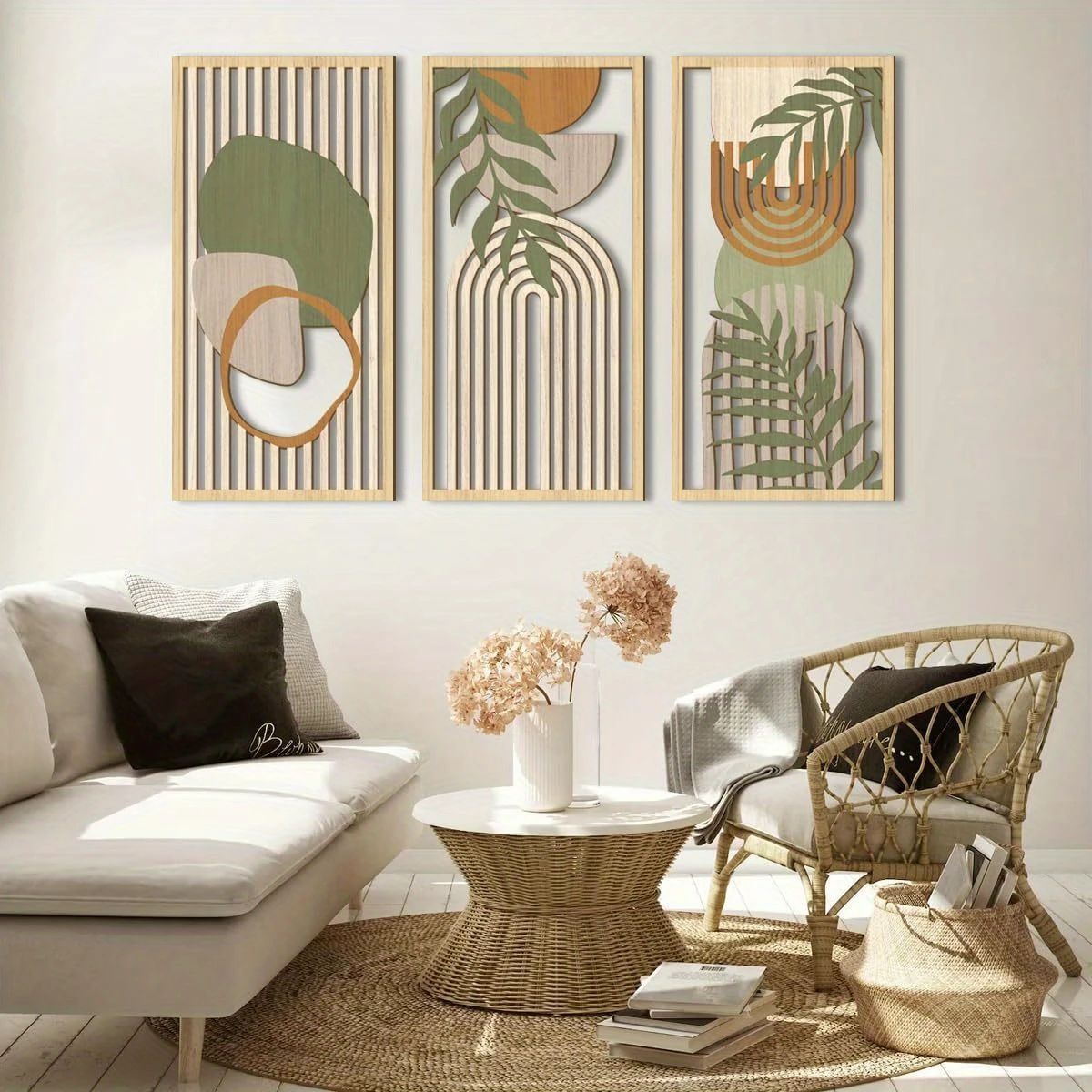 Wooden Art Pendant For Home Decoration