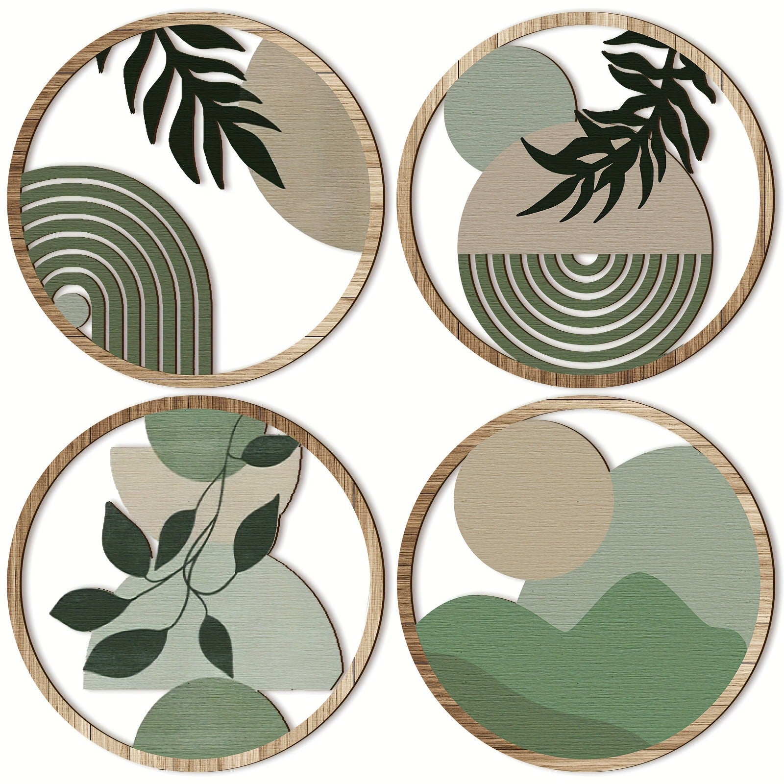 Wooden Art Pendant For Home Decoration