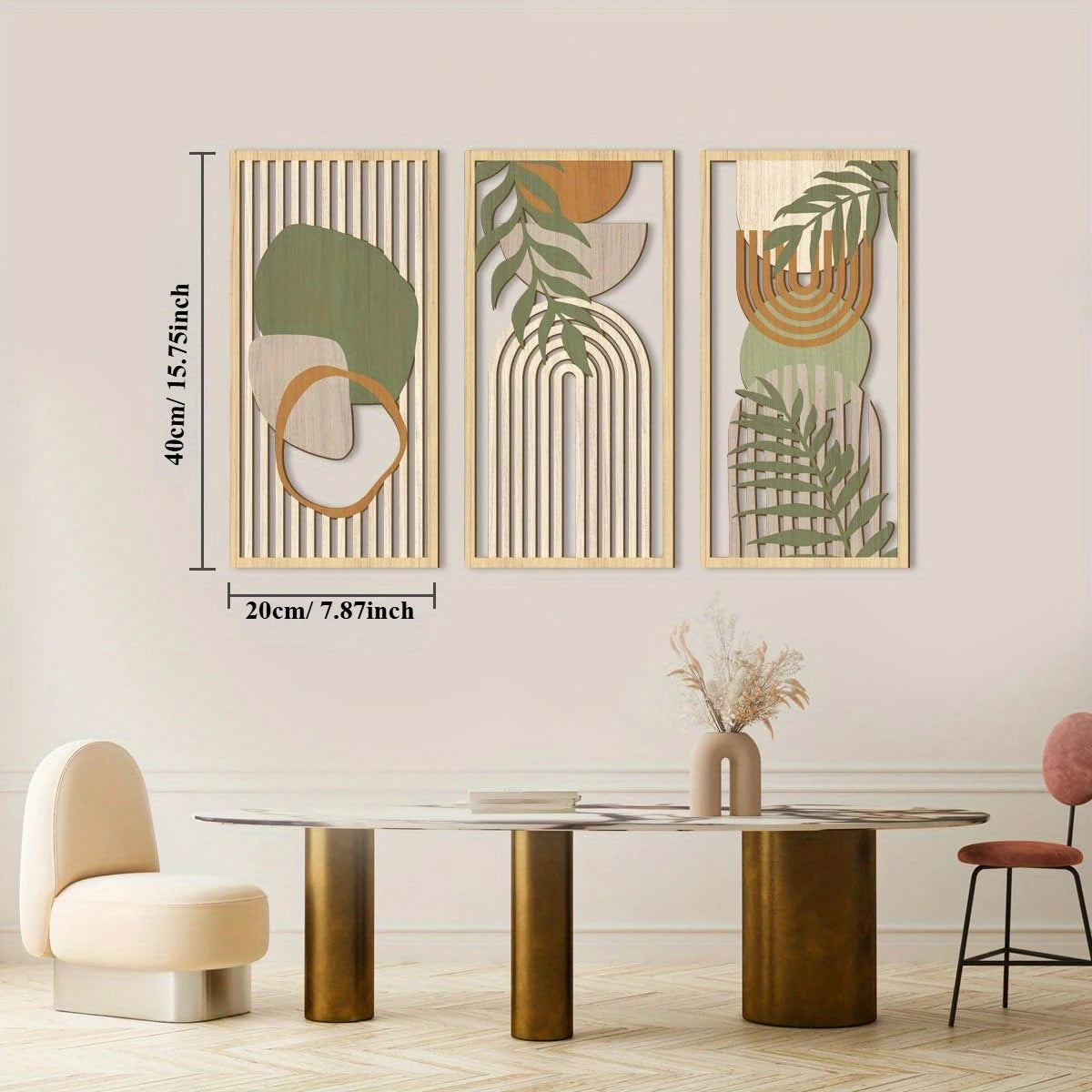 Wooden Art Pendant For Home Decoration