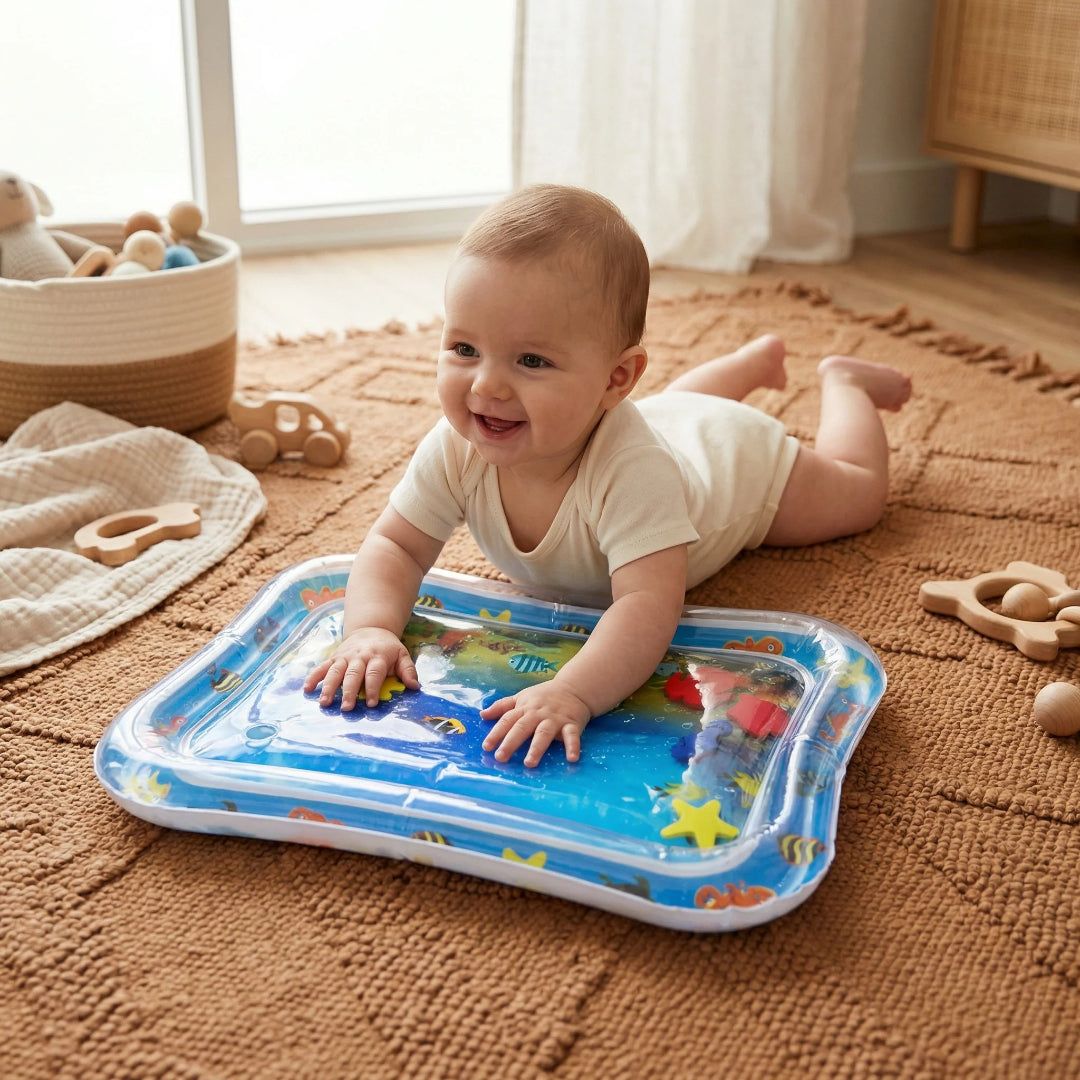 Water Play Mat: Sensory Toy for Tummy Time Fun