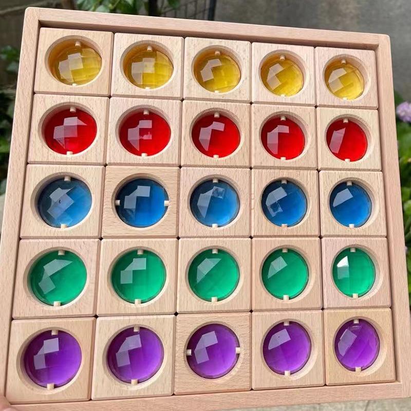 Wooden Gem Blocks