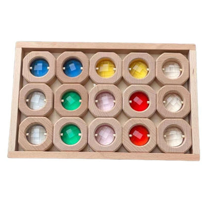 Wooden Gem Blocks