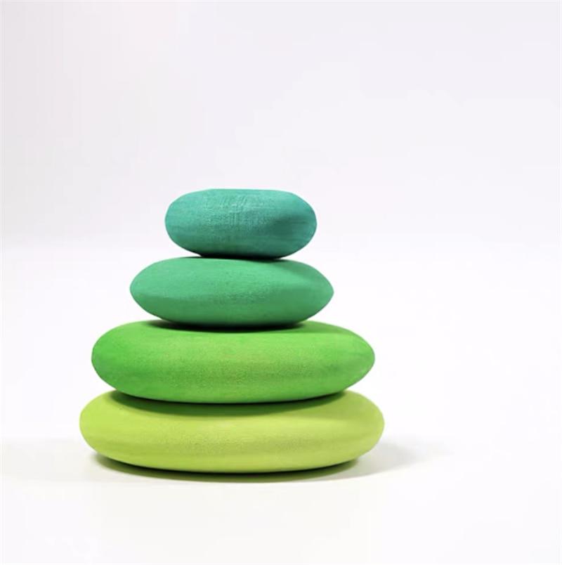 Wooden Stones Balance Blocks