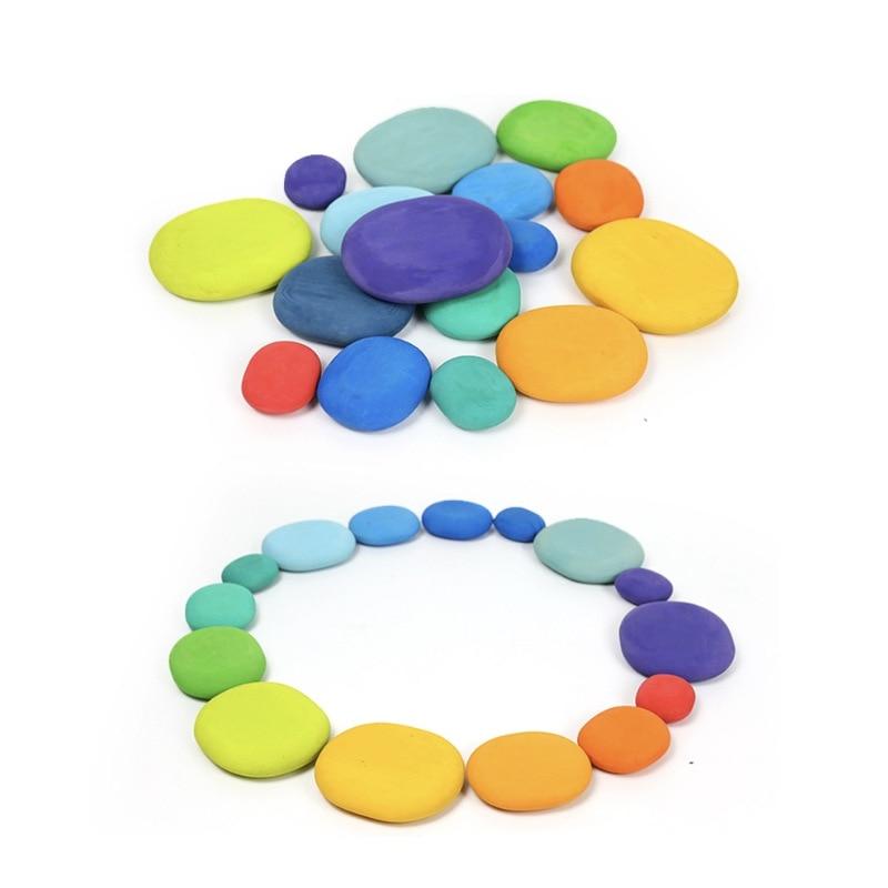 Wooden Stones Balance Blocks