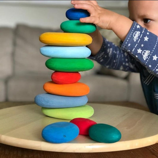Wooden Stones Balance Blocks